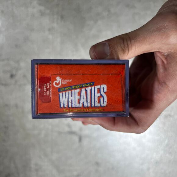 1999 Wheaties 75th Anniversary John Elway Mini Box 24K Gold Signature - Picture 3 of 4